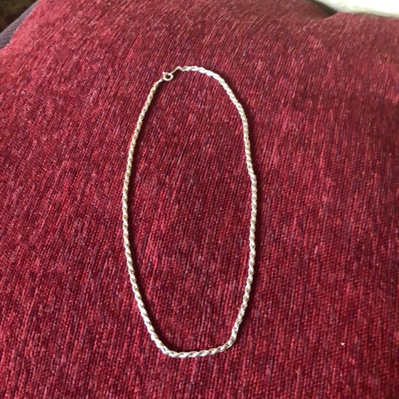 Jewelry | 525 16 Silver Tone Rope Chain | Poshmark
